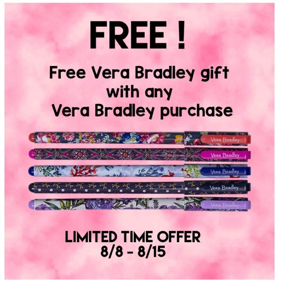 ! FREE ! Vera Bradley pen with purchase - Picture 2 of 2